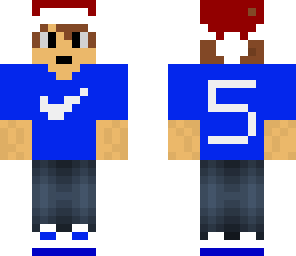 soccer fan santa hat