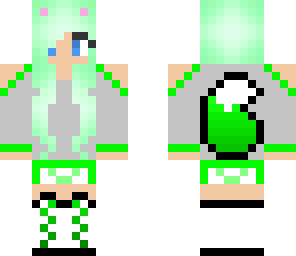 green wolf girl