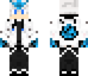 tsuna blanco y azul