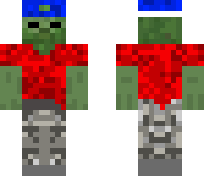 zombie with cap