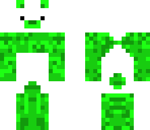 green panda