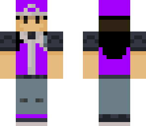 purple pokemon trainer