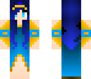 aztec blue powerful girl