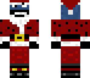 santa cookie monster