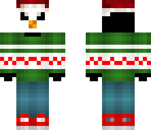 edited xmas penguin