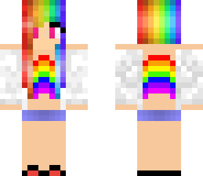 rainbow girl