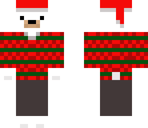 3d christmas polarbear