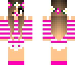 baby girl in hot pink