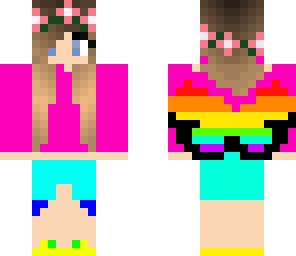 rainbow wings girl