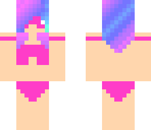 pink shades bikini girl
