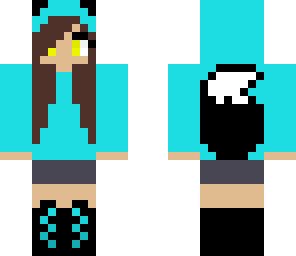 turquoise wolf girl