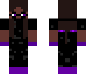 nerdy enderman girl