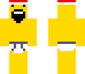 minecraft yellow notch in his underwear
