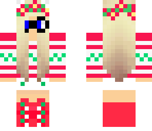 cute nerdy christmas girl