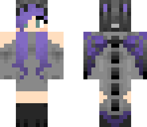 dragon girl purple