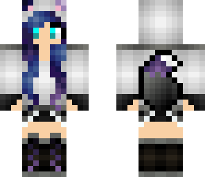 edited wolf girl skin