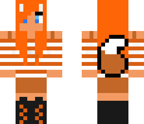 orange fox girl