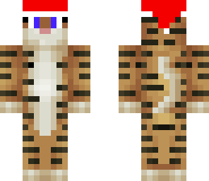 cute christmas tiger