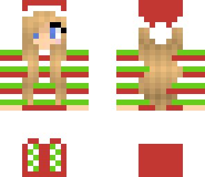 festive christmas girl