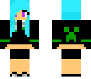 Gothic girl minecraft skin