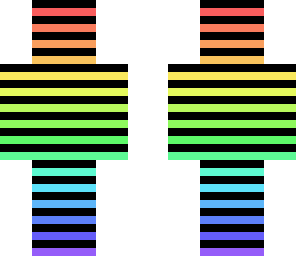 rainbow neon