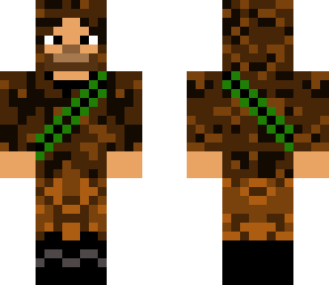 steve the woodland hunter of minecraft