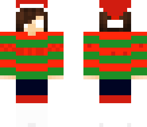 christmas herobrine girl