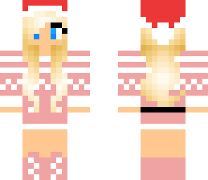 pink christmas girl