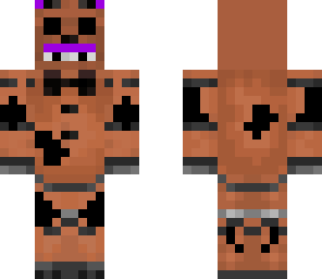 purple man fnaf in freddy fazbear suit