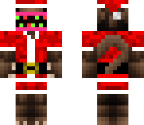 female santa dinosaur