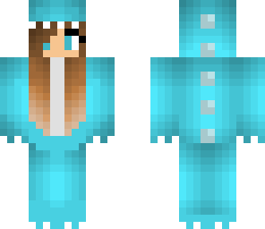 blue dino girl