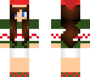 girl christmas skin