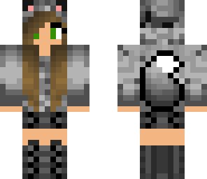 wolf girl green eyes