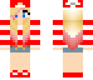 red and white