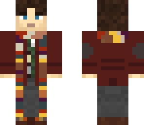 4th doctor - orange short coat