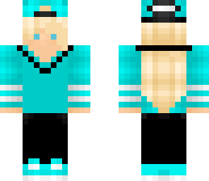cute blue tomboy