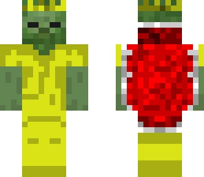 zombie king with cape