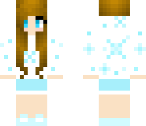 brunette snowflake girl