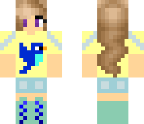 blue-bird girl