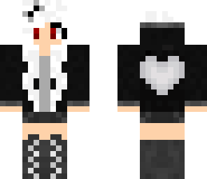 white haired goth