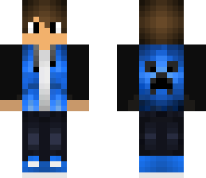 blue vest