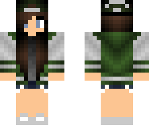 highschool girl green