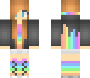 rainbow music girl