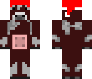 cow with a santa hat