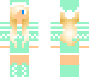 blue girl