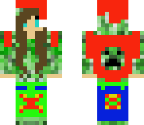 christmas creeper girl