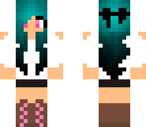 cute teal girl