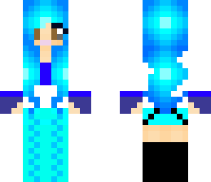 blue girl