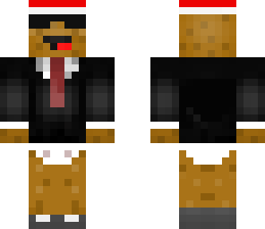 cool potato with christmas hat