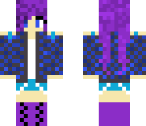 purple dj girl